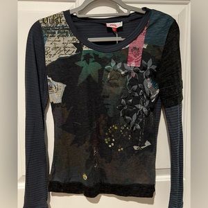 Women top of France company 2026. NWT. Made in France.